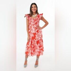 Tuckernuck Scarlet Toile Mallie Dress NWT size small